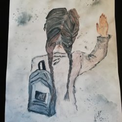 poegnanie ze szko_ akwarela_ beata furtak